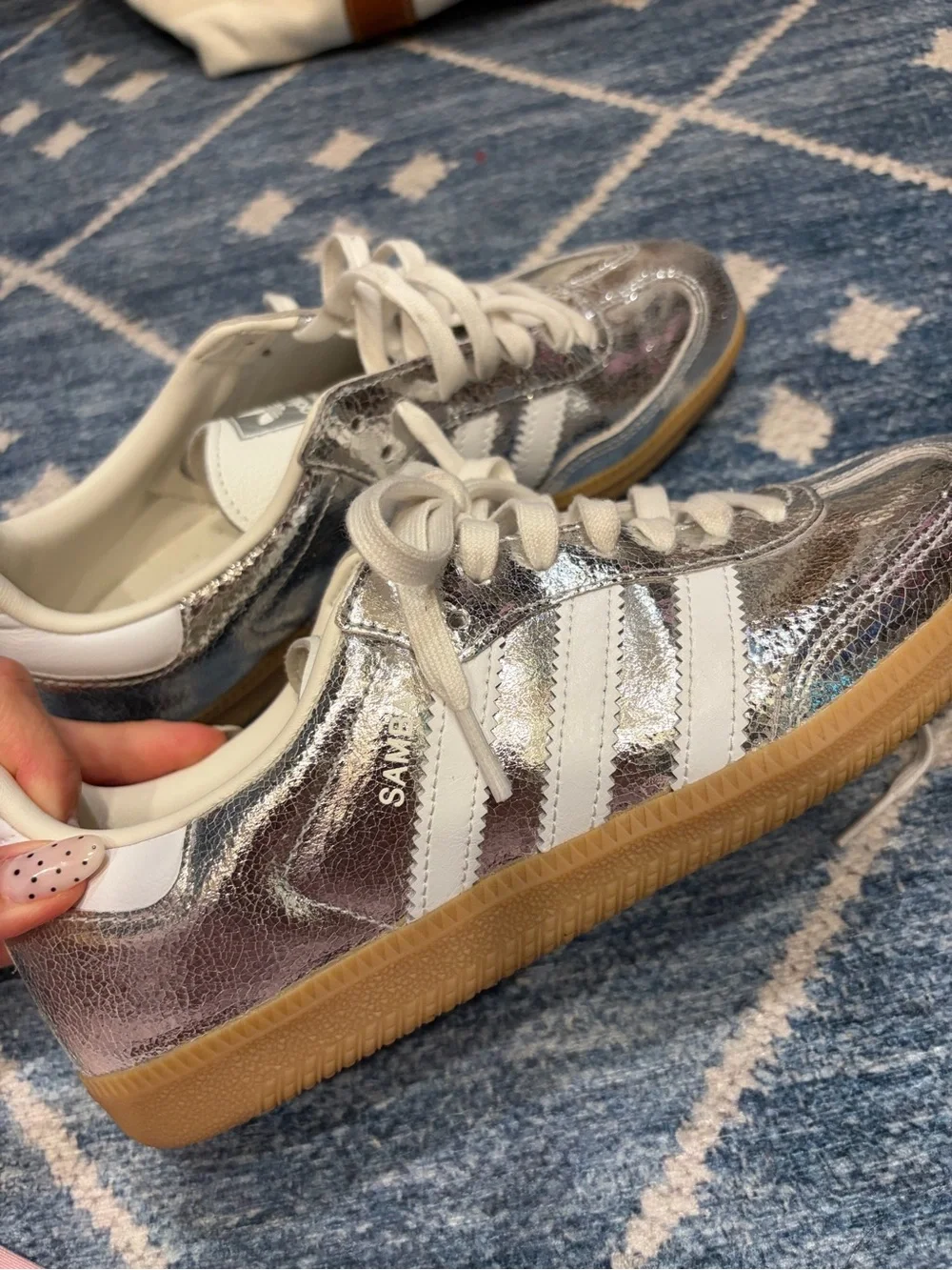 Adidas Samba Metallic Silver - Picture 6 of 9